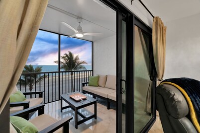 SEASIDE 302.  Solmate is a luxurious BEACHFRONT  2BR / 2BA Condo in FMB