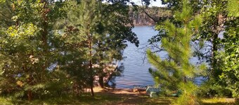 Swimming,boat,kayak,fish,BBQ,ATV,hike,Huge Deck,pets,Nordic MT- ski,tube,private