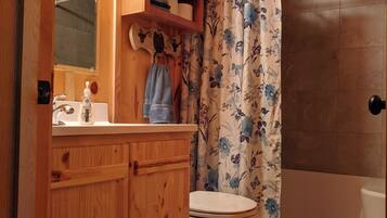 Serviettes fournies, savon, papier toilette