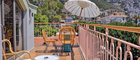 Quarto executivo, 1 quarto, sacada | Terraço/pátio