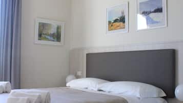 Classic Double Room | Minibar, in-room safe, desk, laptop workspace