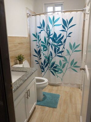 Combined shower/tub - Charming Maple Canalfront Condo (Nassau)