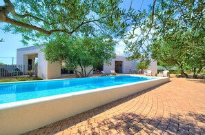 Una piscina riscaldata