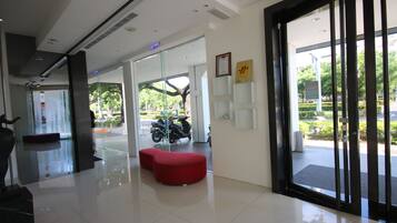 Overnatningsstedets facade