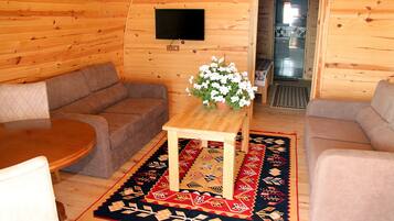 Bungalow | 1 Schlafzimmer, Schreibtisch, kostenloses WLAN, individuell dekoriert