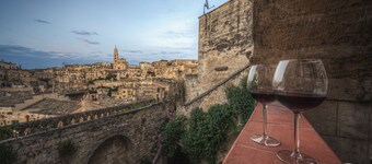 House with terrace for exclusive use and view of the Sassi of Matera