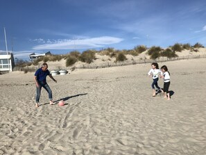 On the beach