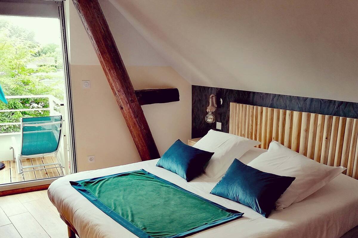 Superior-Doppelzimmer, Balkon | Individuell dekoriert, individuell eingerichtet, kostenloses WLAN