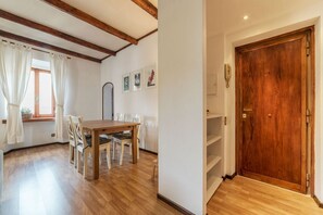 Dining - GuestHost - Apartment located on the second floor of a typical period building without a lift.In 55 square meters of space it comfortably accommodates 3 people.Located in a strategic position a short distance from the Colosseum, the Colle Oppio Park and  (Roma)