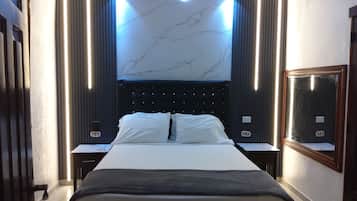 2 dormitorios, tabla de planchar con plancha, wifi y ropa de cama