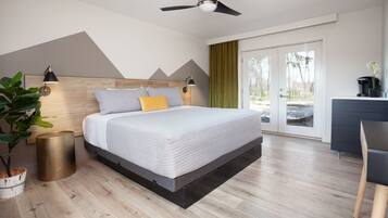 Habitación Premium, 1 cama de matrimonio grande | Decoración individual, escritorio, espacio para trabajar con un portátil