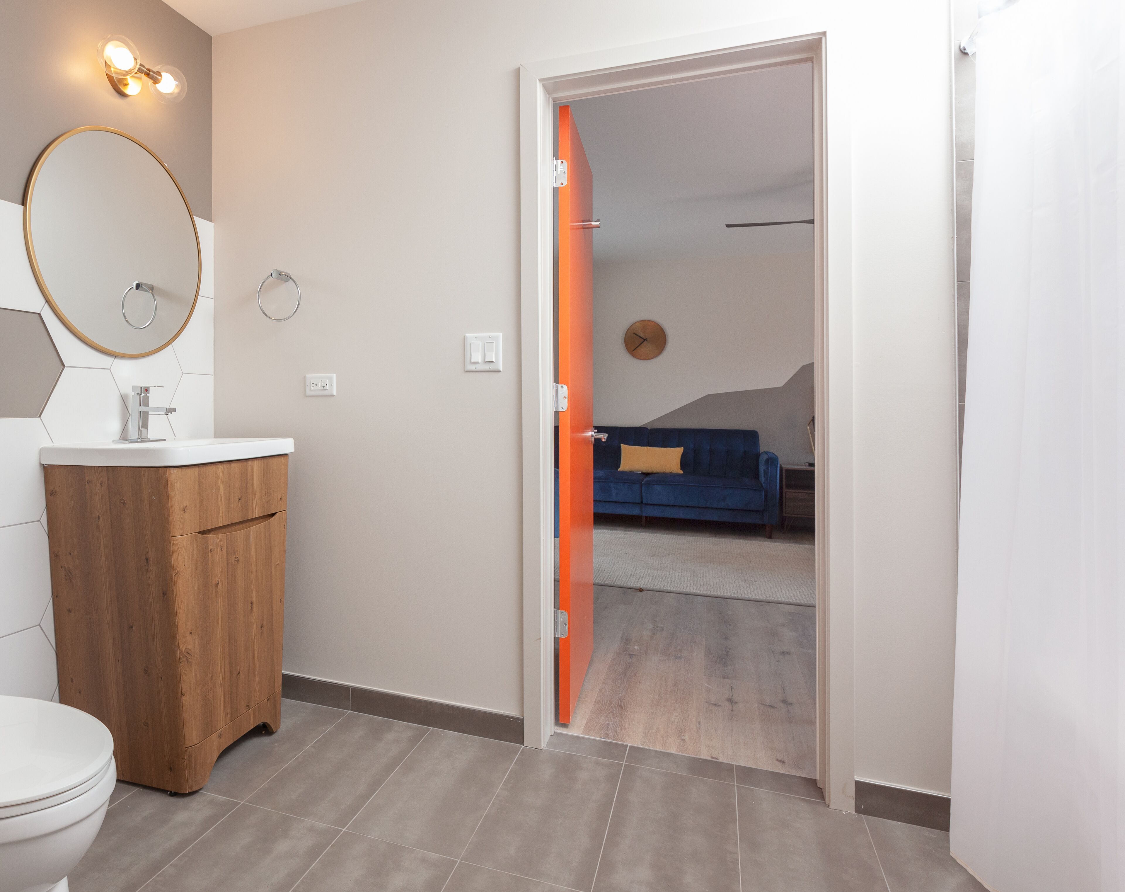 family suite, multiple beds | bathroom | free toiletries, hair dryer, towels, soap
