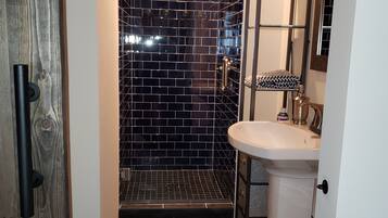 Towels, soap, toilet paper