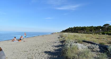 Plage<100m. Clim. Wifi. Jardin clÎturé. bbc. Parking.opt voiture. Nbrs activités