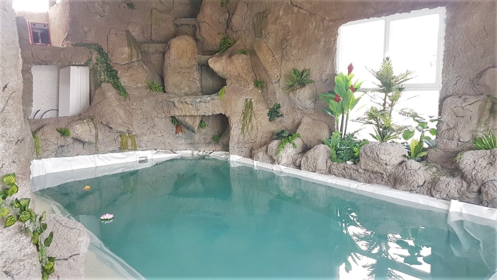 Indoor pool, a heated pool