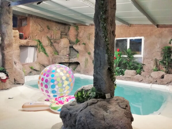 Indoor pool, a heated pool