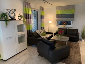 Fernseher, Kamin, DVD-Player, Kinderspielzeug