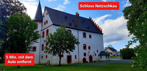 Fewo "Blick Mylau" - nähe Freizeitpark Plohn und weltgrößter Ziegelsteinbrücke 