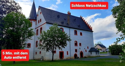 Fewo "Blick Mylau" - nähe Freizeitpark Plohn und weltgrößter Ziegelsteinbrücke