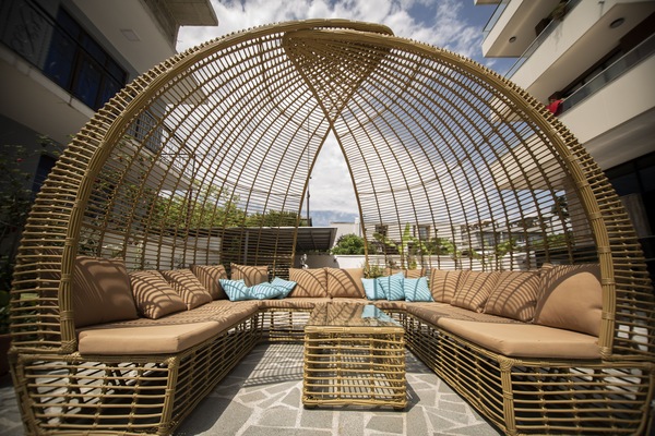 Khuôn viên nơi lưu trú