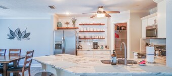 Large beach house with awesome game room!