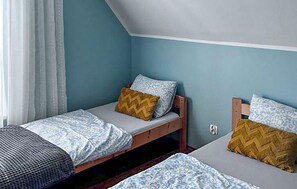4 habitaciones y ropa de cama 