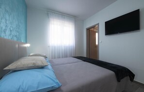 2 soverom, safe på rommet, wi-fi (inkludert) og sengetøy