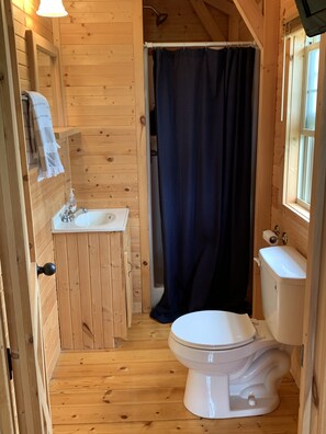 Shower, towels