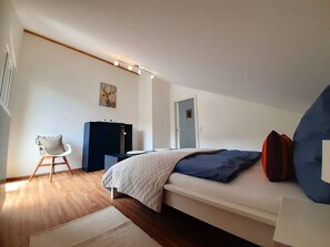 2 bedrooms, iron/ironing board, travel crib, free WiFi
