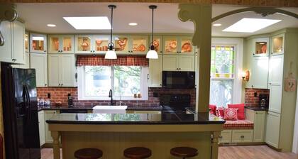 Granny's Farmhouse is a historic 1895 Victorian located on a working farm.