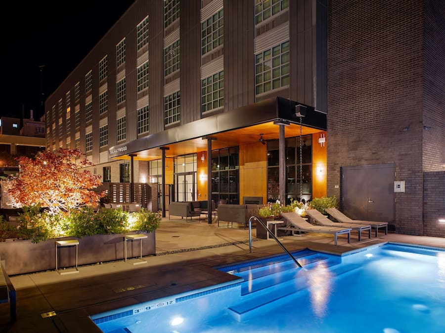 Outdoor pool, open 7:00 AM to 11:00 PM, sun loungers