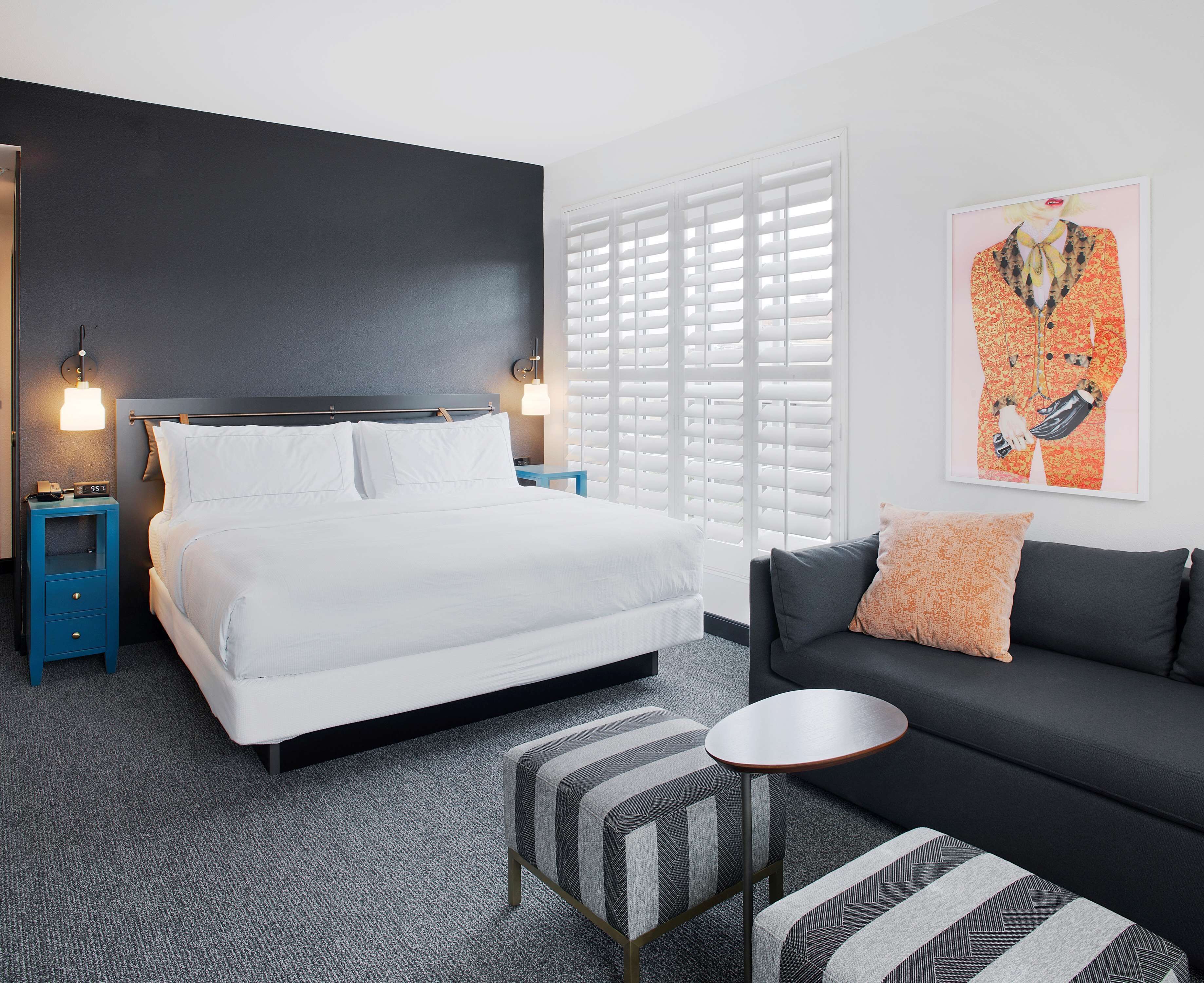 desk, laptop workspace, blackout curtains, soundproofing