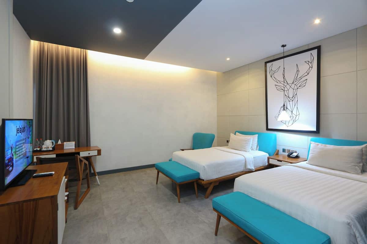 Kamer (Deluxe Twin Non View) | Gratis wifi, beddengoed