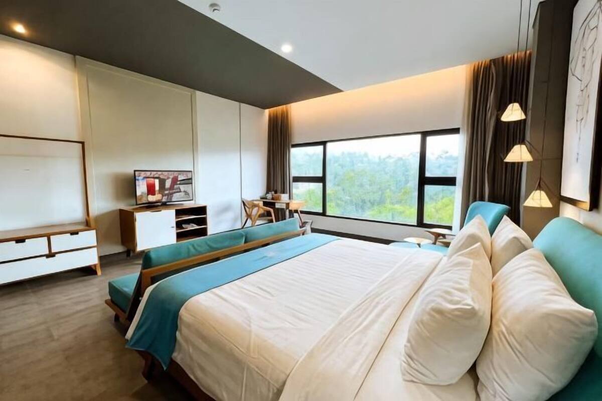 Wifi gratis y ropa de cama