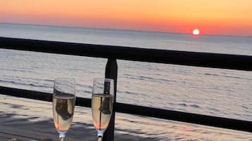 Accommodatie ligt op het strand