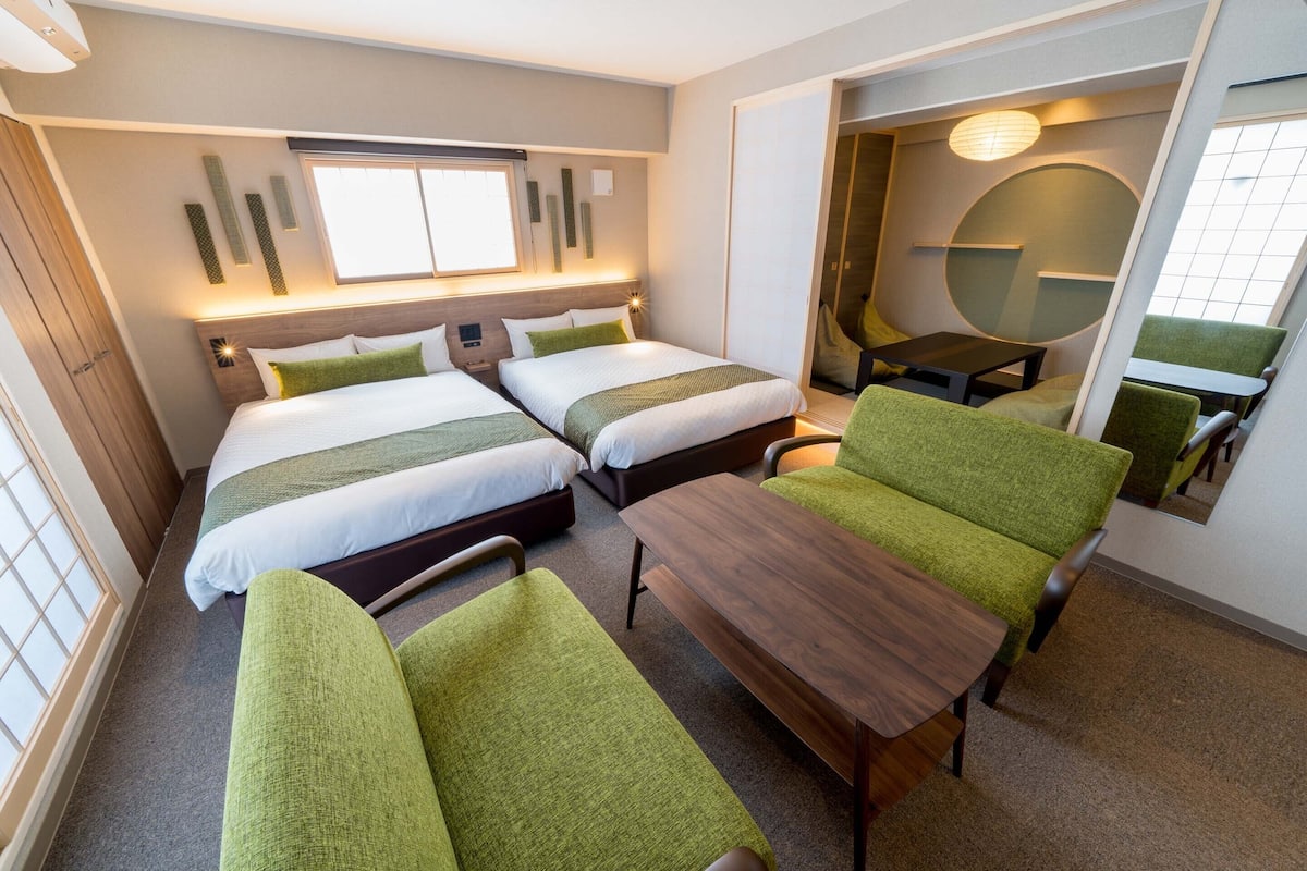 Premier Japanese Family with Theater, Non Smoking | In-room safe, iron/ironing board, cribs (surcharge), WiFi (free)