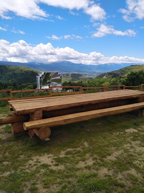 Property grounds - T3 6 persons 55m2 10 mn from Font Romeu Via odeillo<br>At 1600m altitude. (Font-Romeu-Odeillo-Via)