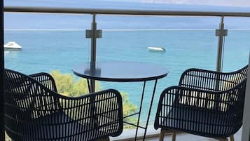Deluxe Double Room, Balcony, Sea View | Balcony view