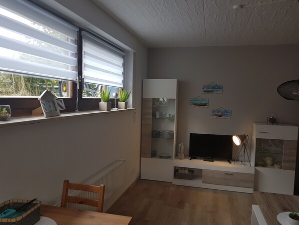 Dining - Vacation apartment "Stövchen" on Borkum, close to nature near the Greunen Stee (Borkum)