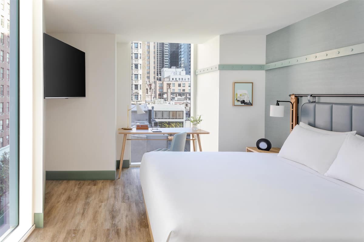 1 habitación y ropa de cama hipoalergénica