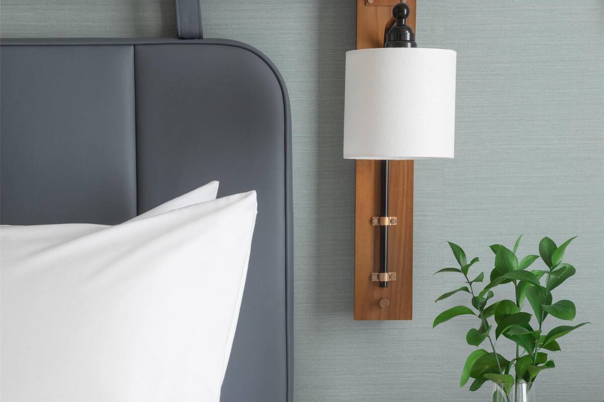 Hypo-allergenic bedding available, in-room safe, desk, laptop workspace