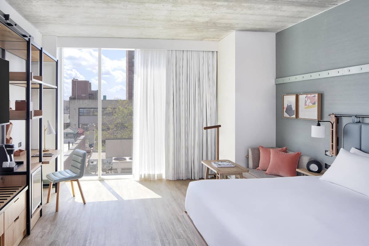 1 habitación y ropa de cama hipoalergénica