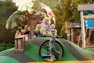 Zona de juegos infantil al aire libre