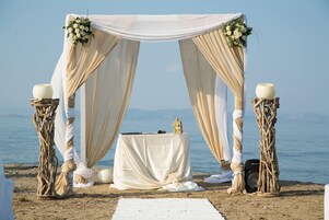 Área de bodas al aire libre