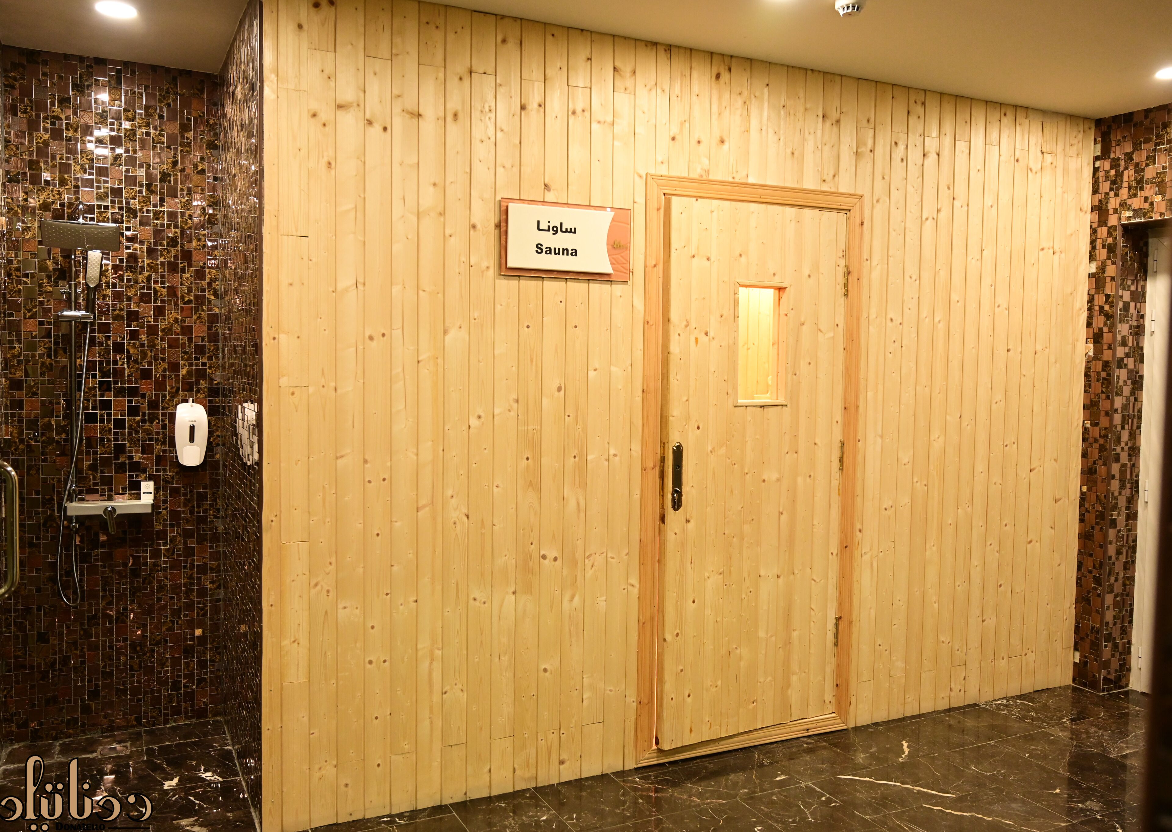 sauna, steam room