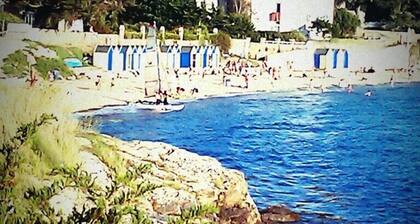 Petite maison ancienne aux volets bleus au coeur de l'Ile aux Moines