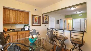 Condo, Multiple Beds, Private Pool, Beach View | Private kitchen | Fridge, microwave, stovetop, dishwasher