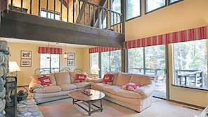 Living room - Sequoia Solitude - Walk TO Private Beach! (Tahoe City)
