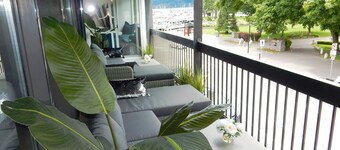 Modern Chic Waterfront Retreat  in the Heart of Downtown Kelowna