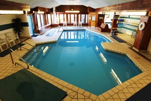 Indoor pool, outdoor pool